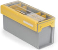 Plano EDGE Premium Spinnerbait Tackle Utility Box, Clear and Yellow, Rust-Resistant Storage, Waterproof Tackle Tray Organizer for Buzz Baits, Swimbaits, and Crankbaits by PLANO%C2%AEOutdoors