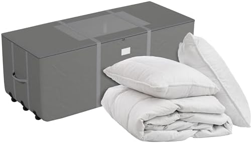 Christmas Tree Storage Bag - Rolling Bag for 12FT Disassembled Artificial Trees, Seasonal Decor, Packing, Moving, and Home Storage by Elf Stor (Gray) by ElfStor