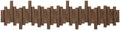 Wooden Coat Hooks Wood Wall Mounted Piano Coat Rack Flip Down Hook Rack Coat Rack Wall MountMulti Functional Space Saving Wall Organizer(Walnut,78cm/31) by Unknown