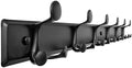 SKOLOO 18 Hooks Wall Mounted Coat Rack, 36 Inch Modern Coat Hanger for Entryway, Bathroom, Garage, Lightweight with 16 Inch Stud Spacing Design, Matte Black by SKOLOO
