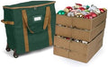 Covermates Rolling Adjustable Ornament Storage Bag, 19.25"W x 13"D x 18.5"H by Covermates