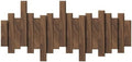 Wooden Coat Hooks Wood Wall Mounted Piano Coat Rack Flip Down Hook Rack Coat Rack Wall MountMulti Functional Space Saving Wall Organizer(Walnut,41cm/16) by Unknown