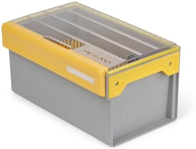 Plano Edge Master Crankbait XL Tackle Storage | Premium Tackle Organization with Rust Prevention, Clear/Yellow by PLANO%C2%AEOutdoors