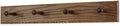 Solid Oak Shaker Peg Rack Made in The USA - Walnut Stain 23 x 3.5 Inches with 4 Pegs by PEG+AND+RAIL