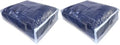 Clear Vinyl Zippered Blanket Storage Bags 15x18x5 Inch set of 5 (Pack of 2) by FBA