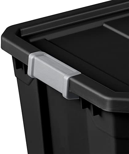 Sterilite TOTE STACKER BLACK 27GA 14889004 - Image 2
