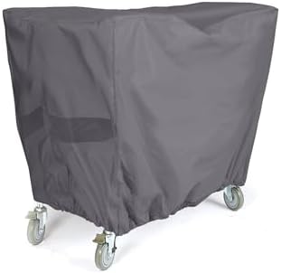 Covermates Elite Serving Cart Cover, Polyester, 50W x 30D x 34H, Charcoal by Covermates