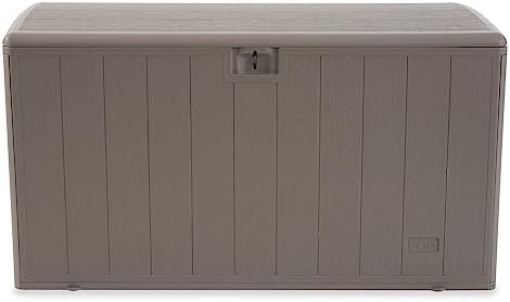 Plastic Development Group Outdoor Deck Box, Soft Close, Driftwood, 130 Gal - Image 5