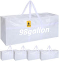 Windyun 4 Pack 98 Gallon Extra Large Moving Bags XXL Heavy Duty Storage Bag by Windyun