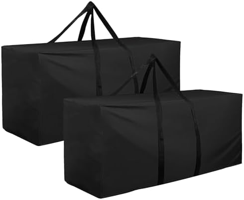 177 Gallon Outdoor Cushion Storage Bag 68 inch, 2Pack, 68"L x 30"W x 20"H by FLYMEI