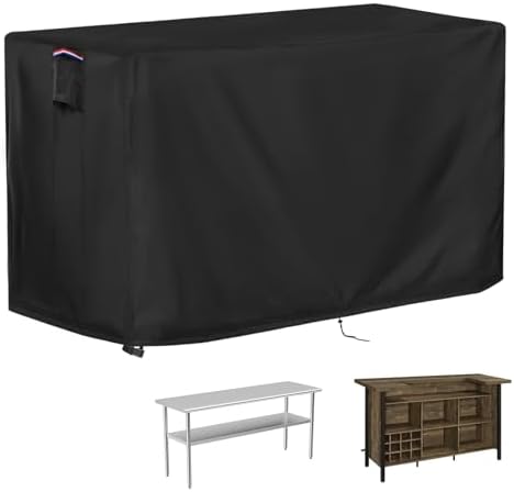 Outdoor Table Cover for Bar Height Outdoor Furniture-72x29x43in by PatioFurnitureCover