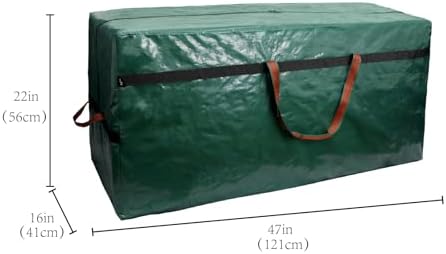 WFK 2 Pack 7FT Christmas Tree Storage Bag Waterproof Tree Bag Green - Image 2