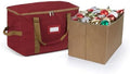 Covermates Adjustable Ornament Storage Bag, 19.25" W x 13" D x 12.5" H, Red by Covermates