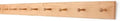 Cherry Shaker Peg Rack 4.5" Extra Wide (Natural, 46" x 4.5" with 8 pegs) by PEG+AND+RAIL