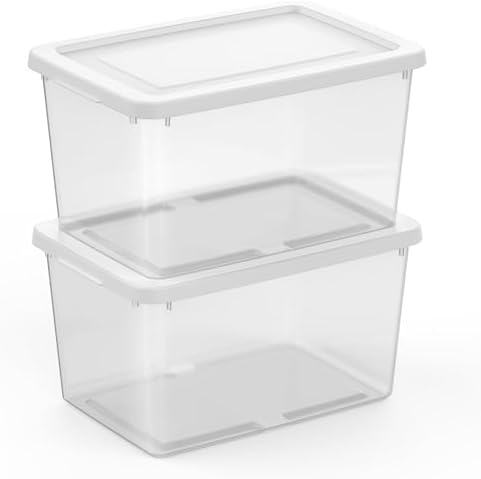 Sterilite Storage Box, Stackable Clear Plastic Bins, 20 Quart, 24-Pack - Image 6