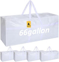 4 Pcs 66 Gallon Extra Large Moving Bags Heavy Duty Storage Bag by Clysee