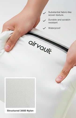 AirVault Vacuum Duffle Travel Bag with Air Pump, Waterproof Compression Storage Bags for Travel & Moving (White - 15L (3-Pack), Flat) - Image 5