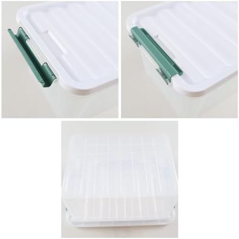 6-Pack Clear Storage Latch Bins, 20 L Plastic Storage Boxes - Image 4