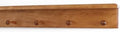 Cherry Peg Rack with Shelf -Handcrafted in The USA (Cherry, 23" with 4 pegs) by PEG+AND+RAIL