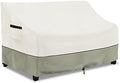 Patio 3-Seater Sofa Cover,Outdoor Couch Cover Fits up to 76W x 32.5D x 33H Inches,100% Waterproof Heavy Duty Patio Furniture Covers,Beige & Gray-Green by LSongSKY
