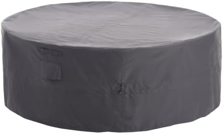 WJ-X3 Ripstop Patio Furniture Cover, 96" D x 31" H, Grey by WJ-X3