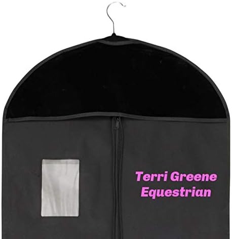 Foster-Stephens Thick, Sturdy, Long-lasting Oxford Cloth Garment Bags for Storage of Clothing, Dresses, Costumes, Suits, Coats, Gowns | Customizable | 42", 50", 62" (Black, Set of 3) - Image 4