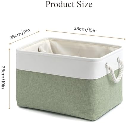 15x11x10 In Foldable Fabric Large Storage Bins with Handle 6 Pack - Image 4