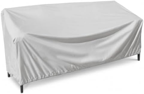 Treasure Garden X-Large Sofa Cover, 300D Polyester Outdoor Deep Seating Patio Sofa Cover, Water Resistant, UPF50+ UV Protection, Elastic Hem, Cinch Lock, Built-In Pouch & Storage Bag by TreasureGarden