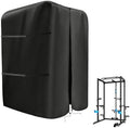 47"-110"W Squat Rack Cover with Waterproof Zipper for Gym Equipment by Guisong