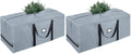 BALEINE 9 ft Christmas Tree Storage Bag, Heavy Duty 900D Oxford Fabric with Reinforced Handles and Dual Zippers Wide Opening, Extra Large Storage Container for Trees (Grey) (Pack of 2) by BALEINE