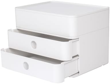 HAN 1100-12 Allison SMART-Box Plus, Drawer Box with 2 Drawers and Utensil Box, Snow White - Image 6