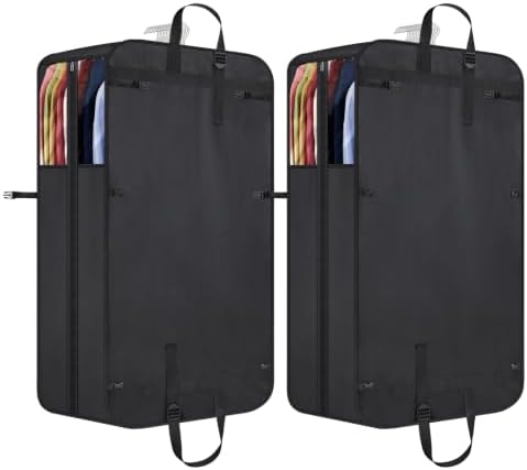Univivi Garment Bag for Moving, Heavy Duty Suit Bag, 50 Inch, Set of 2 by Univivi