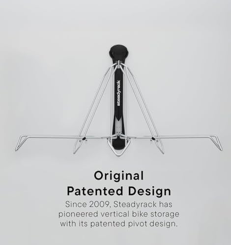 Steadyrack Swivel Bike Wall Mount, Vertical Bike Rack for Garage Storage - Image 4