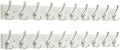SKOLOO Creations White Solid Wood Wall Mounted Coat Rack, 10 Hooks, 38-1/8" Long - Kitchen, Mudroom, Entryway, Bathroom - Includes Mounting Hardware, Wall Coat Hanger, Towel Rack, Pack of 2 by SKOLOO