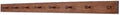 Solid Cherry Shaker Peg Racks (Mahogany, 47" x 3.5" with 8 pegs) by PEG+AND+RAIL