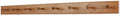 Solid Cherry Shaker Peg Racks (Cherry, 47" x 3.5" with 8 pegs) by PEG+AND+RAIL