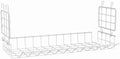 ClosetMaid Hideaway Hanging Wire Shelf for Closets, Pantries, Laundry Rooms, 6.89" H x 15.45" W x 7.78" D, White, 6-Pack by ClosetMaid