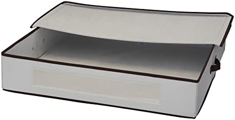 Household Essentials Wreath Storage Box with Lid, 30 Inch, Natural - Image 4