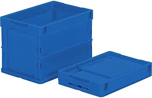 Trusco Nakayama TR-O20B-DB Slim Folding Container, 5.3 gal (20 L), Dark Blue by Trusco