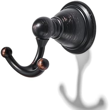 khtumeware 4 Pack 2-1/2 inch Oil Rubbed Bronze Vintage Towel Hooks by khtumeware