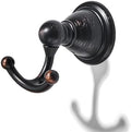 khtumeware 4 Pack 2-1/2 inch Oil Rubbed Bronze Vintage Towel Hooks by khtumeware