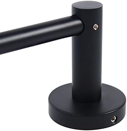 Vertical Coat Rack Wall Mounted, 6 Hooks Wall Mount Coat Hooks Coat Rack for Entryway Bedroom Coats Scarfs Bag Hat Umbrella Space Saving (Gold) (Black) - Image 3
