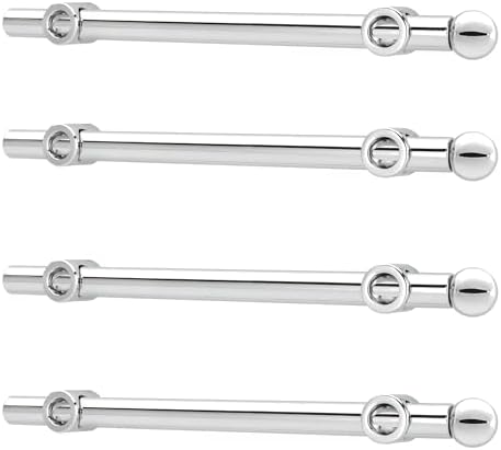 Rev-A-Shelf 12" Pull Out Valet Rod for Closet Organization, Extendable Sliding Clothes Storage Hanging Rack w/Hardware, Chrome, CVR-12-CR, (4 Pack) - Image 2