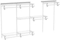 ClosetMaid ShelfTrack Wire Closet Organizer System, Adjustable from 5 to 8 Ft., with Shelves, Clothes Rods, Hardware, Durable Steel, White by Unknown