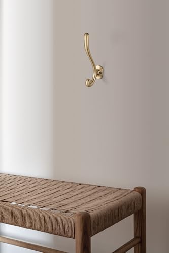 Goo-Ki Champagne Bronze Zinc Alloy Coat Hooks - Affordable Luxury Coat Hoooks Hardware for Bedroom, Kitchen, 12 Pack - Image 5