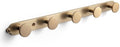 Goo-Ki Champagne Bronze Coat Rack Wall Mount with Keelplate Backplate, Heavy Duty Zinc Coat Hooks Wall Mounted, Modern Soft Gold Hat Hanger and Towel Rack for Entryway, Mudroom, and Bathroom(5 Hooks) by Home