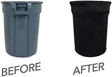 Spandex & Table LINENS Spandex Stretch Trash CAN Cover 55 Gallon Round - Image 5