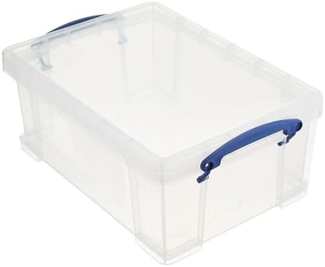 Really Useful Box Stackable 9 Liter Plastic Storage Container, 4 Pack - Image 2