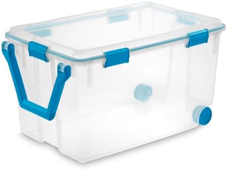 Sterilite Gasket Storage Box with Lids for Home & Office, 120 Quart, 9-Pack - Image 2