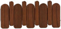Wall Mounted Piano Key Hanger | Flip Style Hook | Entrance Wall Art Hook, Made of Oak Wood (3 Times Painted, 4 Times Polished) (Arc Walnut, 4Hooks) by FleiSleep